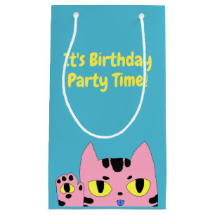Alien Pocket Cat Small Gift Bag