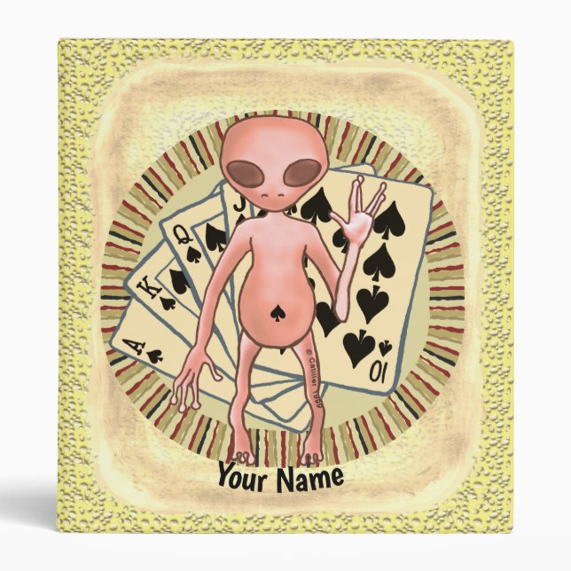 Alien Poker  binder (Front)