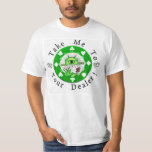 Alien Poker Chip Men&#39;s T-shirt at Zazzle
