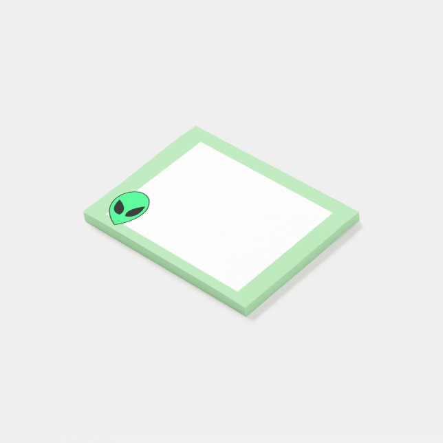 Alien Post-it Notes (Angled)