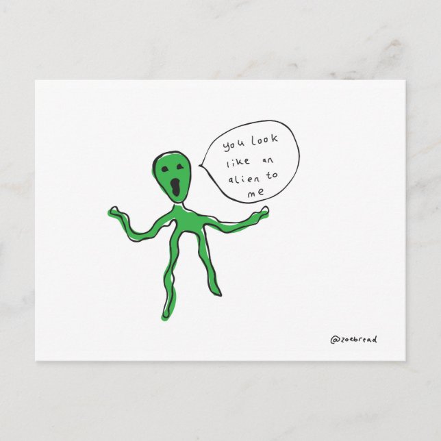 alien postcard (Front)