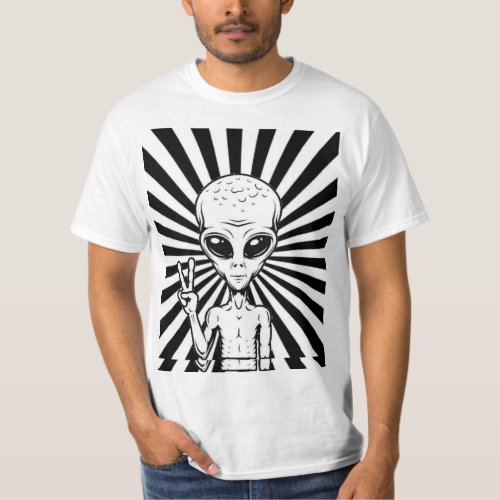 Alien Printed T_Shirt