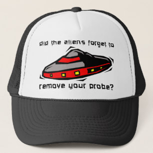 Alien Probe Funny Hat Cap Insult Humor
