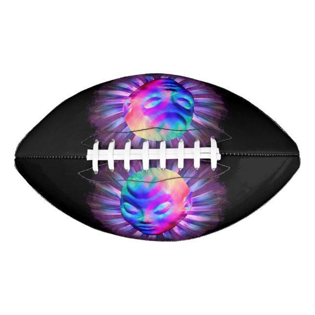 Alien Psychedelic Meditation Football (Front)