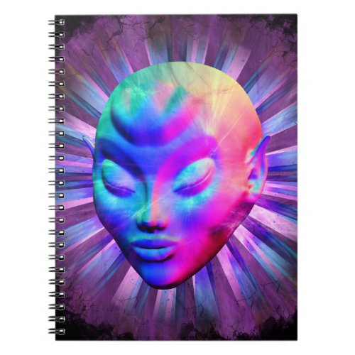 Alien Psychedelic Meditation Notebook