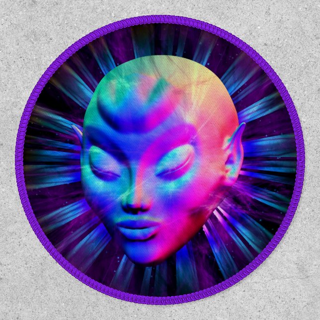 Alien Psychedelic Meditation Patch (Front)