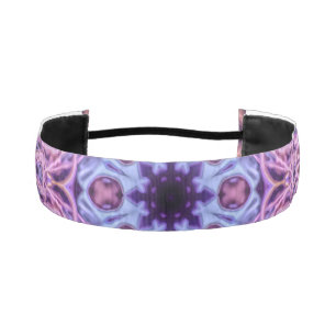 Alien Purple Psychedelic Kaleidoscopic Mandala Athletic Headband