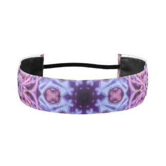 Alien Purple Psychedelic Kaleidoscopic Mandala Athletic Headband