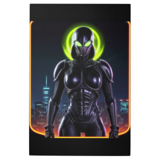Alien Raven 04 Metal Print