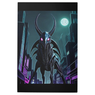 Alien Raven 06 Metal Print