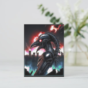Alien Raven 12 Postcard
