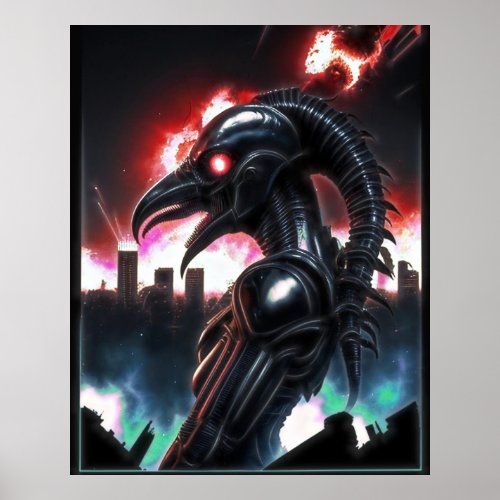 Alien Raven 12 Poster