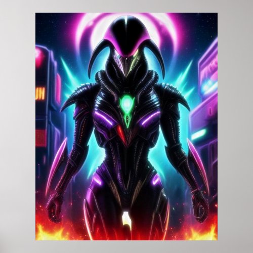 Alien Raven 16 Poster