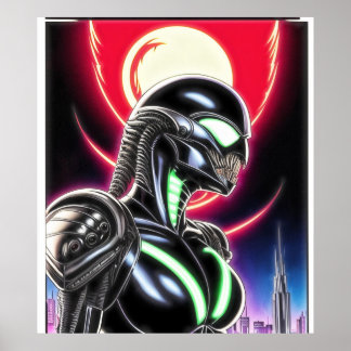 Alien Raven 19 Poster