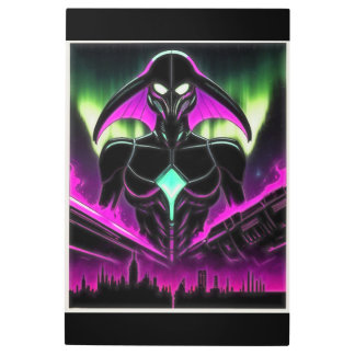 Alien Raven 20 Metal Print