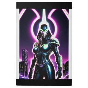Alien Raven 22 Metal Print