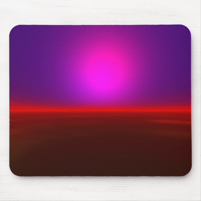 Alien Red Sky Mouse Pad (Front)