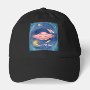 Alien Red Spaceship hat
