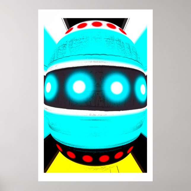 Alien robot poster (Front)