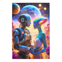Alien & Robot Wedding – Futuristic Sci-Fi Love
