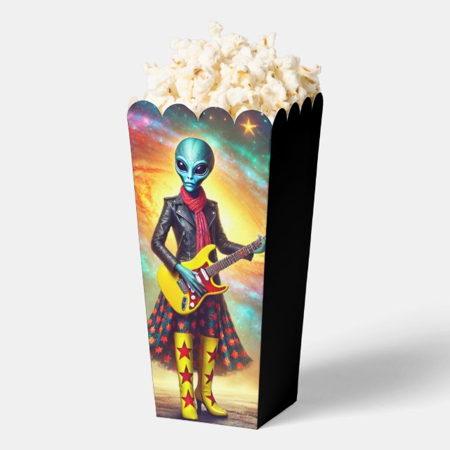 Alien Rockstar Favor Boxes (Popped)