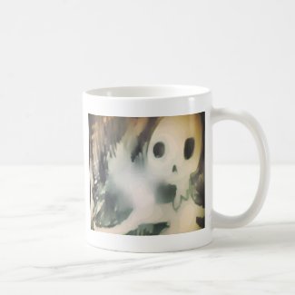 alien says hi coffee mug