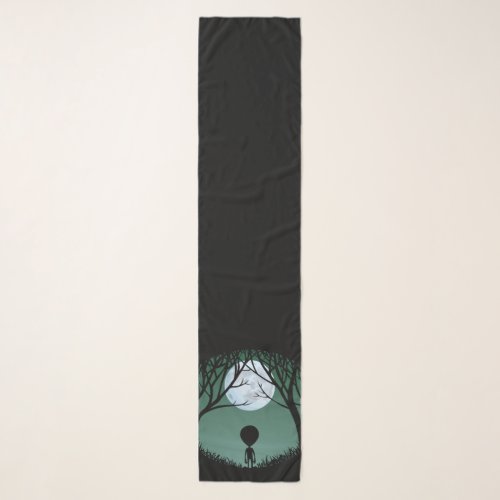 Alien Scarf Extraterestrial Scarves ET Alien Gifts