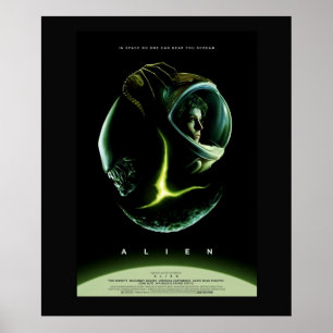 Alien sci fi horror filmMovie Fan Art Gift Memora Poster