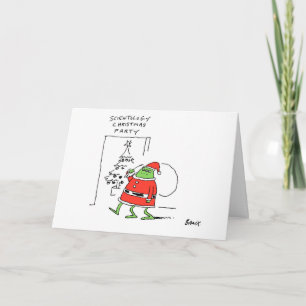 Alien Scientologist Xmas card