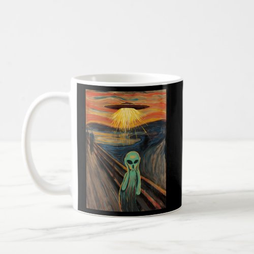 Alien Scream Painting Coffee Mug