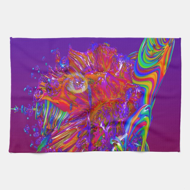 Alien Sea Creature Towel (Horizontal)