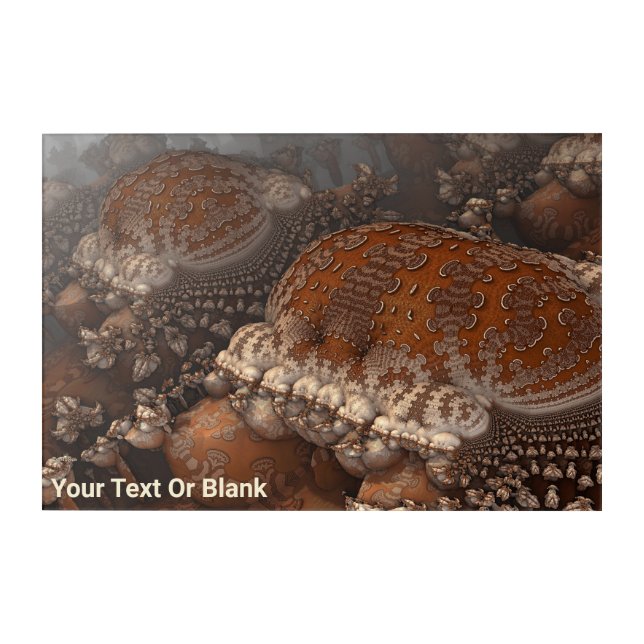 Alien Sea Life Acrylic Print (Front)