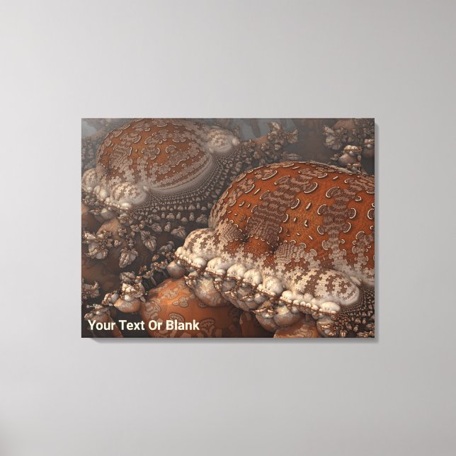 Alien Sea Life Canvas Print (Front)