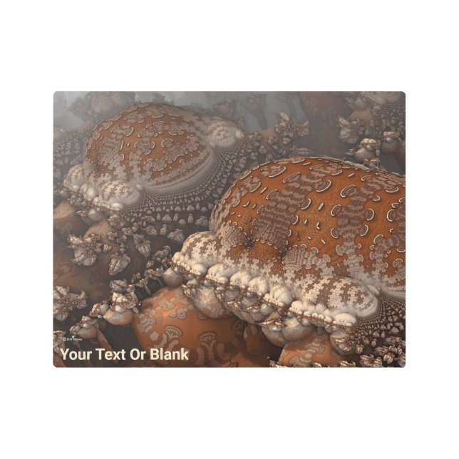 Alien Sea Life Metal Print (Front)