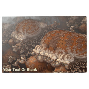 Alien Sea Life Metal Print