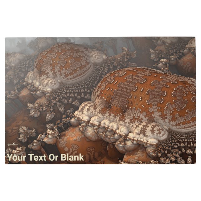 Alien Sea Life Metal Print (Front)