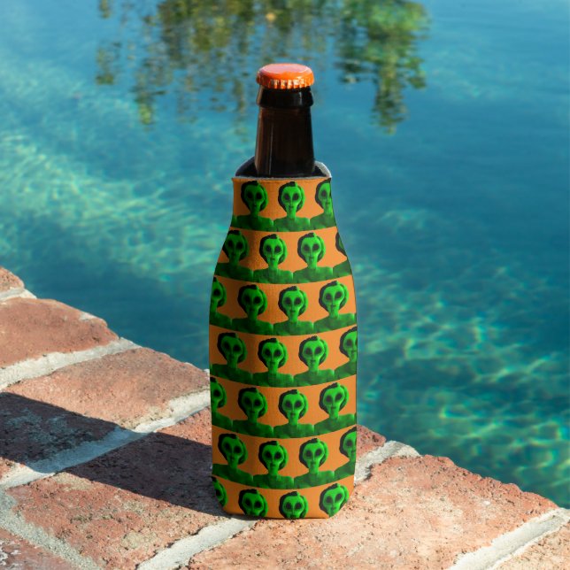 Alien Self Portrait Bottle Cooler (In Situ Pool)