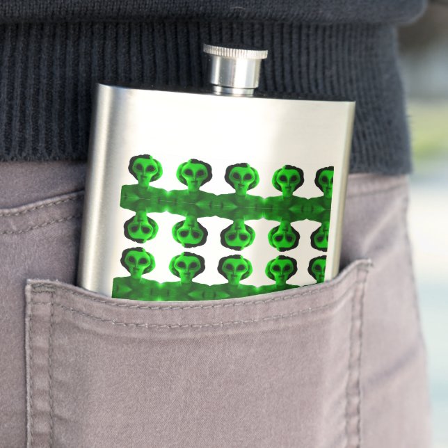 Alien Self Portrait Flask (In Situ)