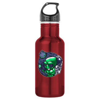 Alien Selfie Snap For Astronomer Teacher Space Fan Stainless Steel Water Bottle