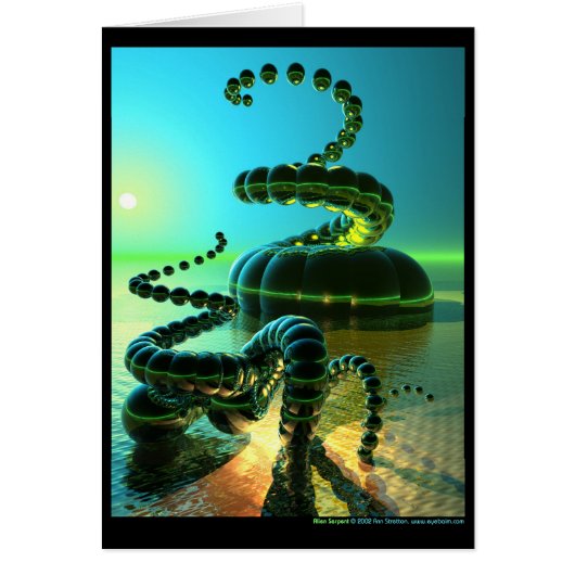 Alien Serpent Cards (Front)