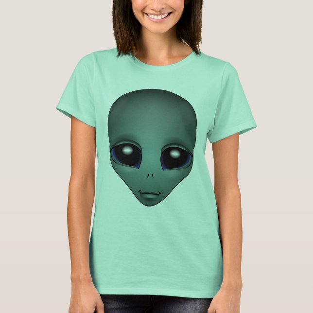 Alien Shirt Women's Alien Costume Shirts Cute ET (Front)