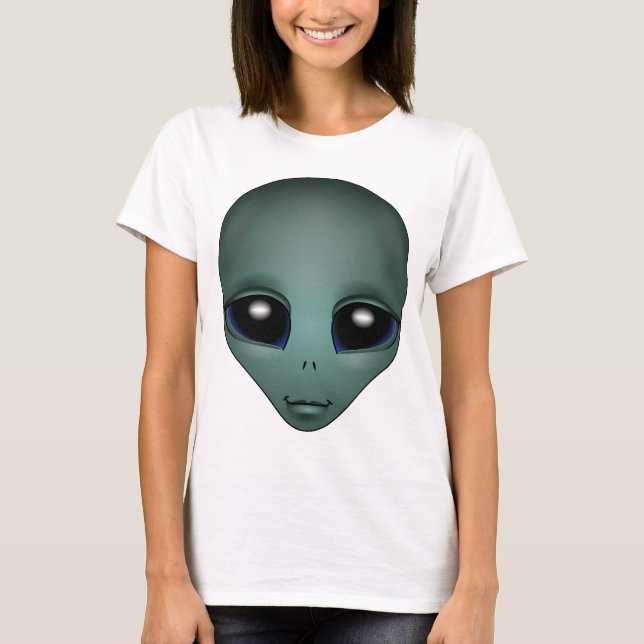Alien Shirt Women's Alien T-Shirt Cute ET Top (Front)