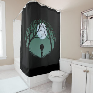 Alien Shower Curtain Cute E.T. Alien Bathroom Sets