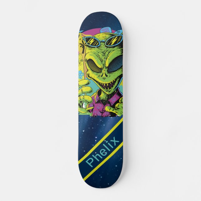 Alien Skateboard (Front)