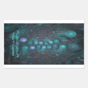 Alien Skin 001 Rectangular Sticker