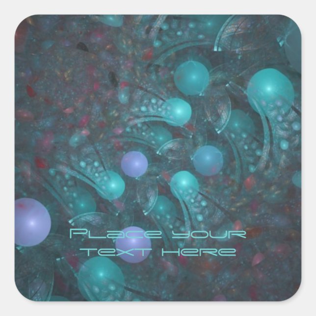 Alien Skin 001 Square Sticker (Front)