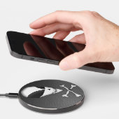 Alien Skull & Crossbones Wireless Charger - Cosmic (Hand)