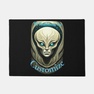 Alien skull Head Thunder_Cove Doormat