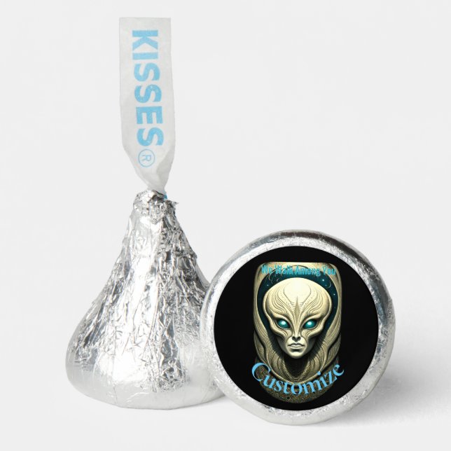 Alien skull Head Thunder_Cove  Hershey®'s Kisses® (Front)