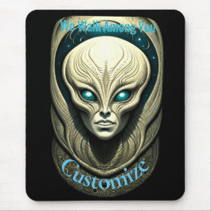 Alien skull Head Thunder_Cove Mouse Pad